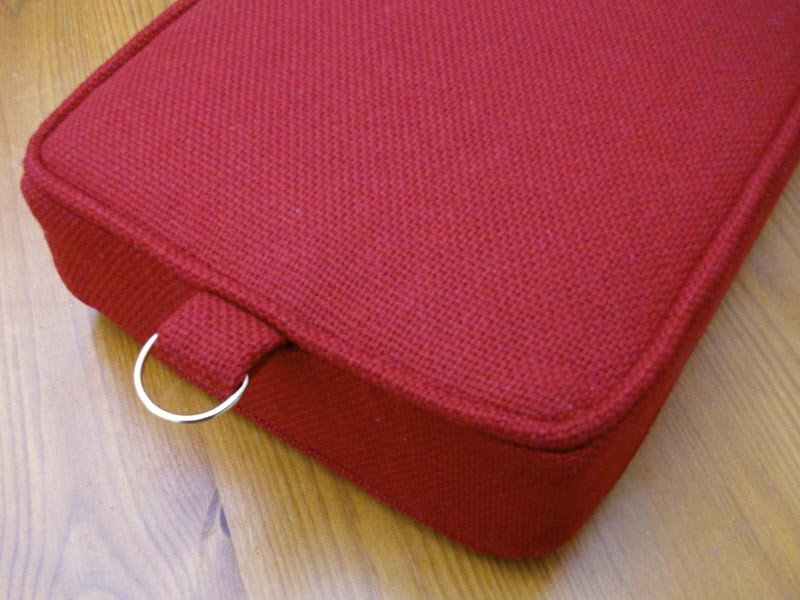 A Church Kneeler with a 'D-ring' fitted